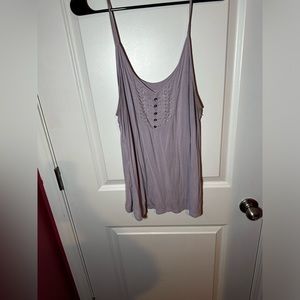 Purple American Eagle Tank Top Shirt Blouse